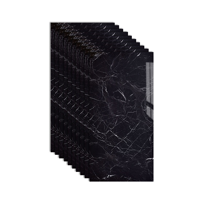 Lisslune | Plastic Peel and Stick Wall Tile Rectangular Waterproof Peel and Stick Wall Tile