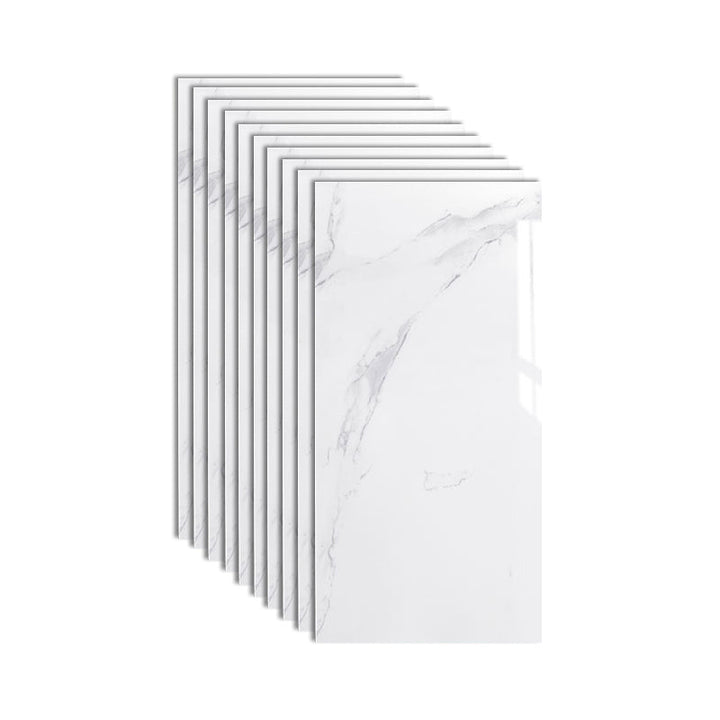 Lisslune | Plastic Peel and Stick Wall Tile Rectangular Waterproof Peel and Stick Wall Tile