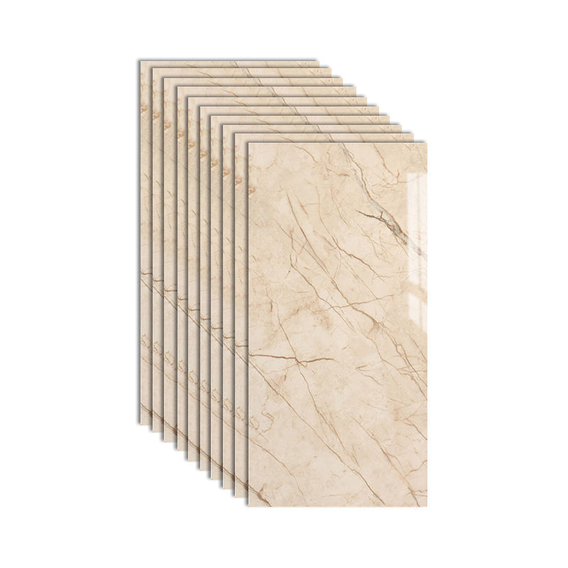 Lisslune | Plastic Peel and Stick Wall Tile Rectangular Waterproof Peel and Stick Wall Tile