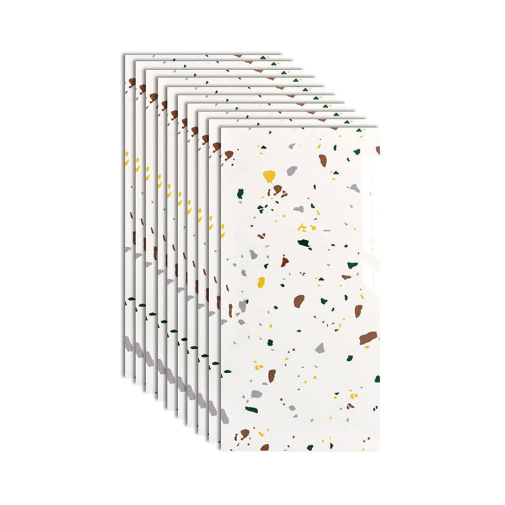 Lisslune | Plastic Peel and Stick Wall Tile Rectangular Waterproof Peel and Stick Wall Tile