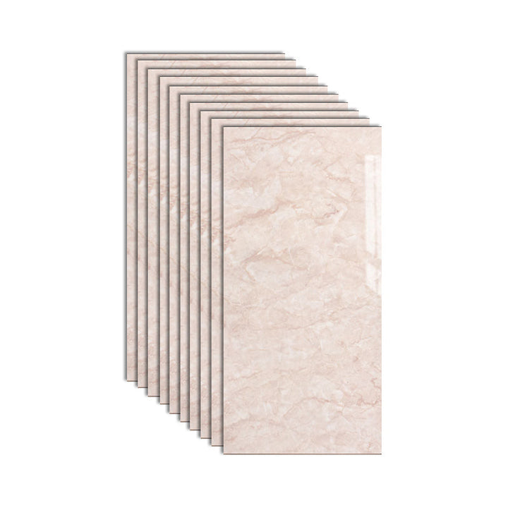 Lisslune | Plastic Peel and Stick Wall Tile Rectangular Waterproof Peel and Stick Wall Tile