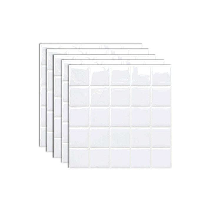 Lisslune | Mosaic Tile Wallpaper Plastic Grid Peel and Stick Wall Tile