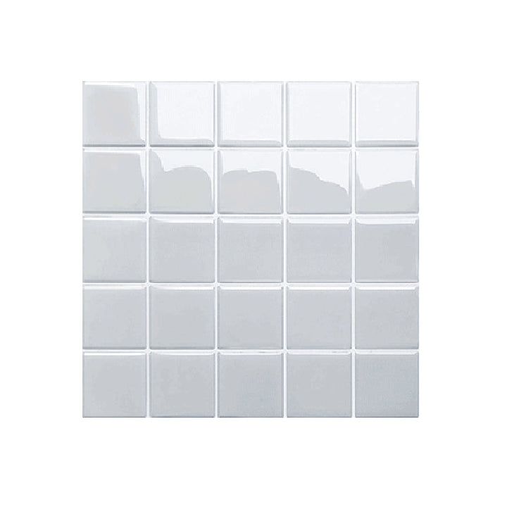 Lisslune | Mosaic Tile Wallpaper Plastic Grid Peel and Stick Wall Tile