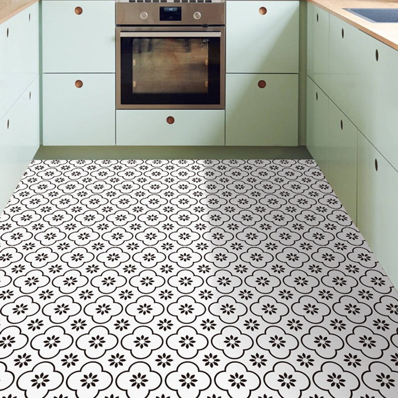 Lisslune | Square Peel and Stick Back Wall Plastic Single Tile Wallpaper with Non-Slip Surface