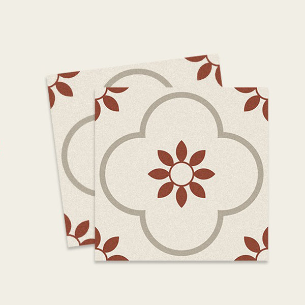 Lisslune | Square Peel and Stick Back Wall Plastic Single Tile Wallpaper with Non-Slip Surface