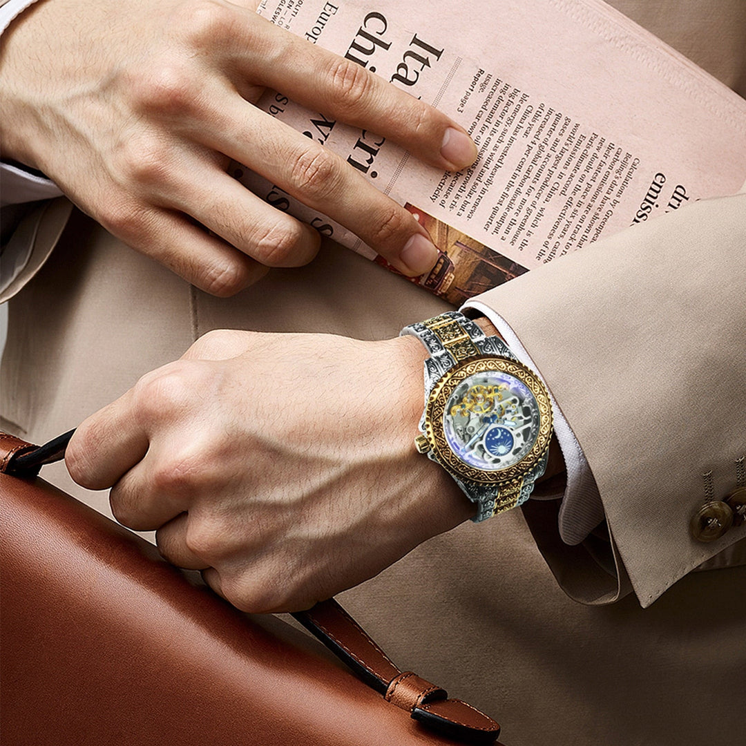 Lisslune | Vintage Moon Automatic Tourbillon Watch