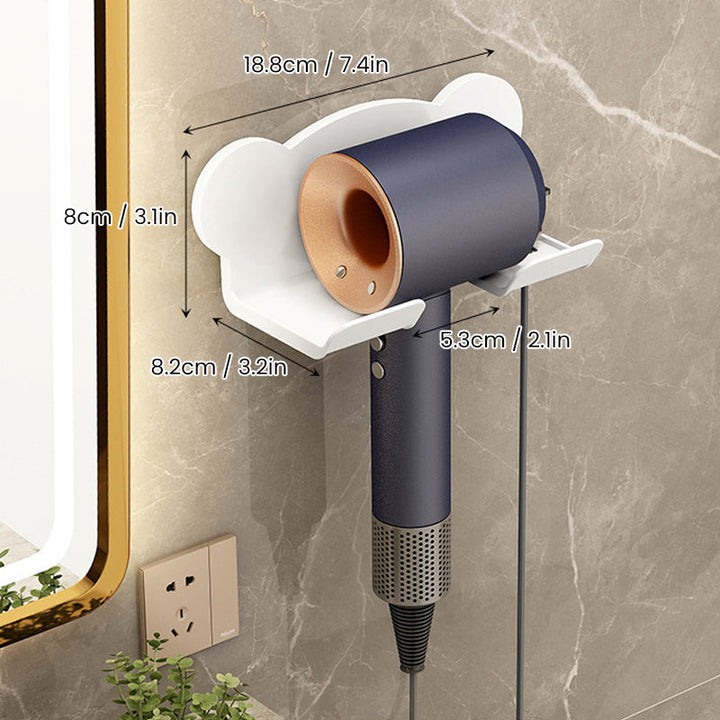 Lisslune | Bathroom Hair Dryer Holder