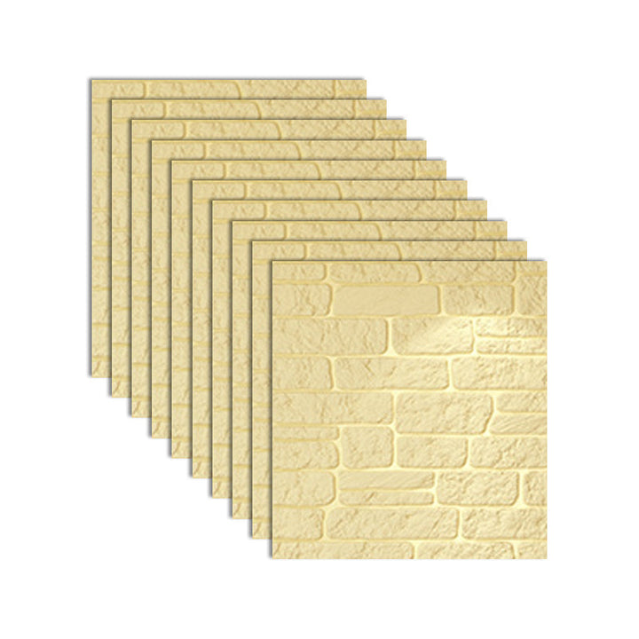 Lisslune | Industrial 3D Brick Wall Plank Bathroom Living Room Wall Panel Set of 10