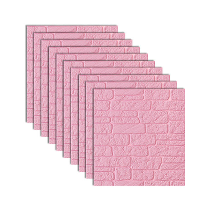 Lisslune | Industrial 3D Brick Wall Plank Bathroom Living Room Wall Panel Set of 10