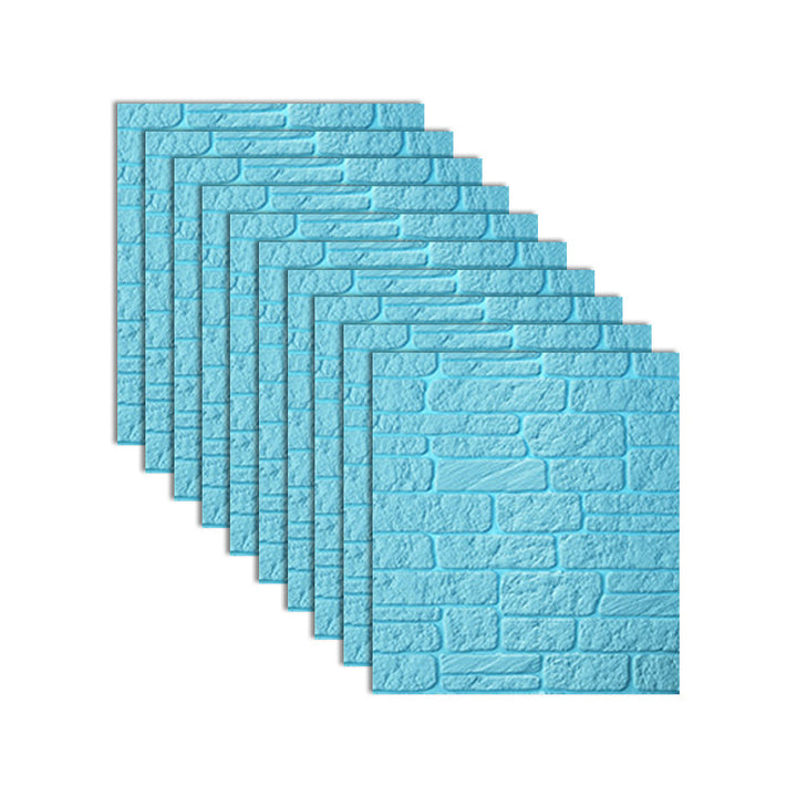 Lisslune | Industrial 3D Brick Wall Plank Bathroom Living Room Wall Panel Set of 10
