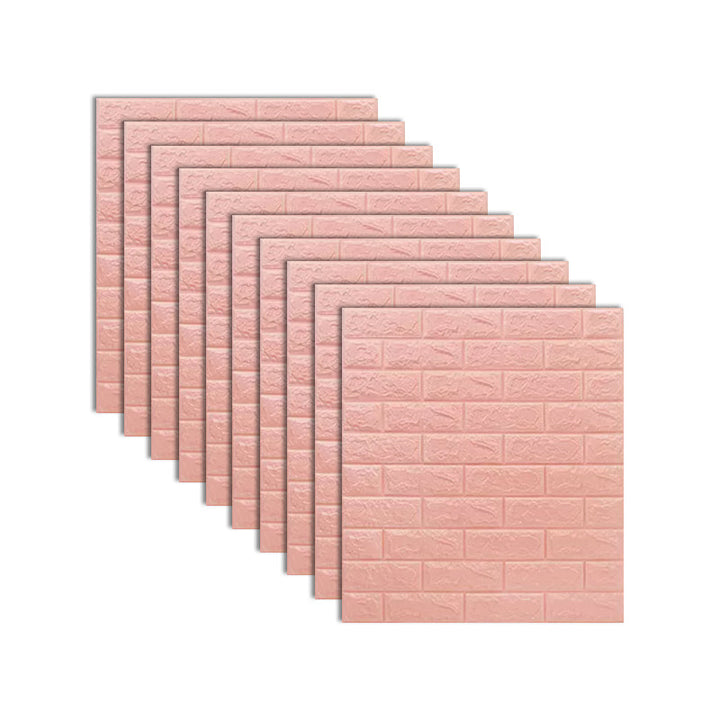 Lisslune | Industrial 3D Brick Wall Plank Bathroom Living Room Wall Panel Set of 10