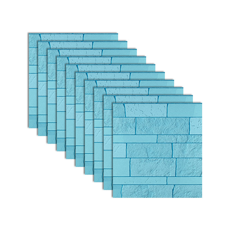 Lisslune | Industrial 3D Brick Wall Plank Bathroom Living Room Wall Panel Set of 10