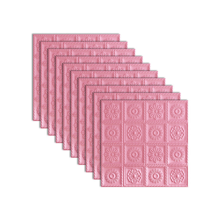 Lisslune | Industrial 3D-Print Wall Shelf Bathroom Living Room Wall Panels Set of 10