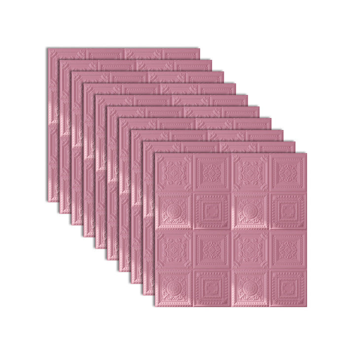 Lisslune | Industrial 3D-Print Wall Shelf Bathroom Living Room Wall Panels Set of 10