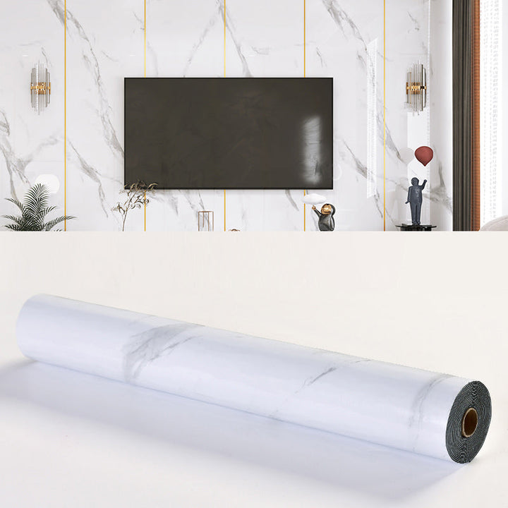 Lisslune | Modern Pearl Wall Bowl PVC Wall Access Plate Peel and Adhesion Tin Plate