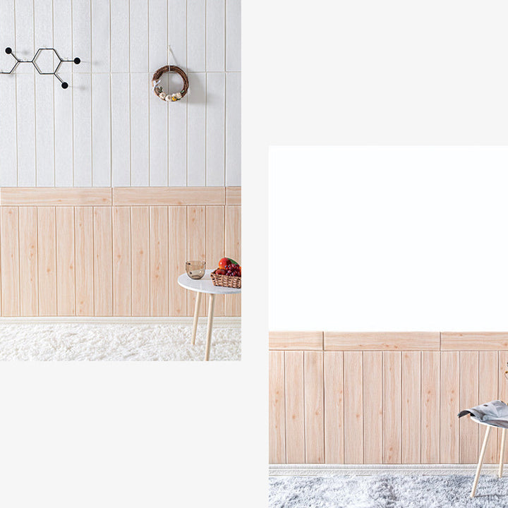Lisslune | Contemporary Wall Paneling Interior Peel and Press Wall Paneling with Waterproof