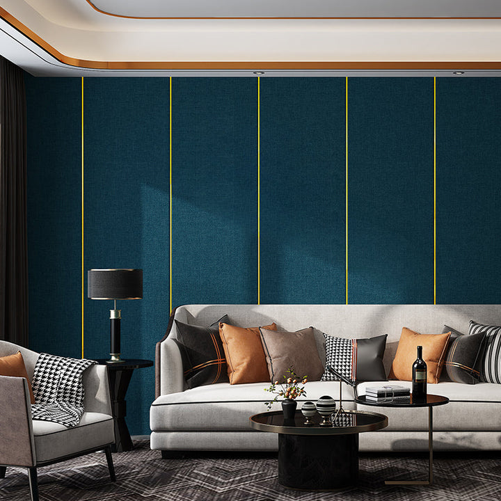 Lisslune | Contemporary Wall Paneling Panels Smooth Wall Indoor Padded Plank