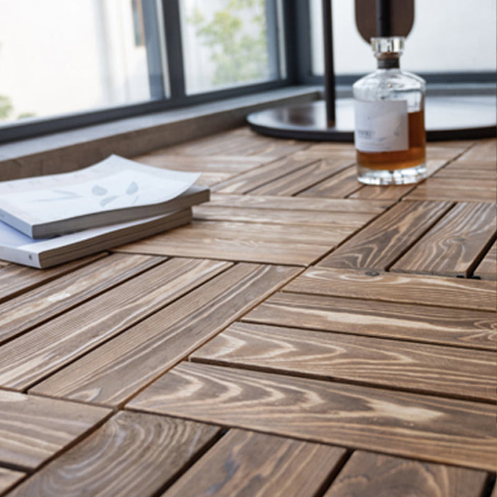 Lisslune | Tradition Waterproof Floor Tile Smooth Click Lock Pine Wood for the Living Room