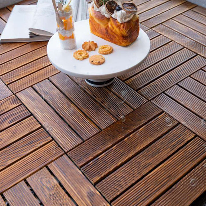 Lisslune | Tradition Waterproof Floor Tile Smooth Click Lock Pine Wood for the Living Room