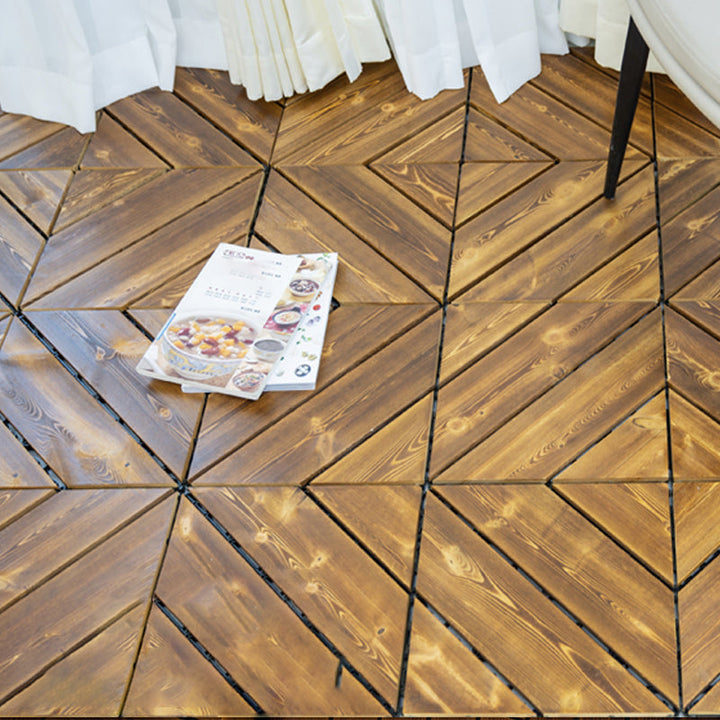 Lisslune | Tradition Waterproof Floor Tile Smooth Click Lock Pine Wood for the Living Room