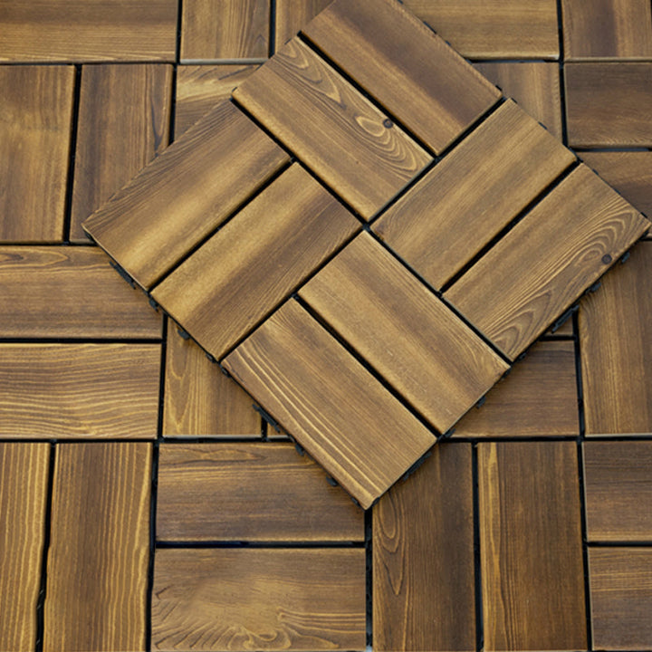 Lisslune | Tradition Waterproof Floor Tile Smooth Click Lock Pine Wood for the Living Room
