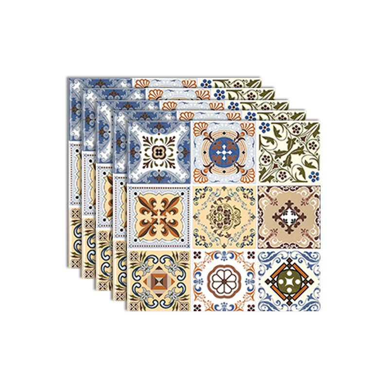Lisslune | Plastic Peel & Stick Mosaic Tile Square Waterproof Peel and Stick Backplate