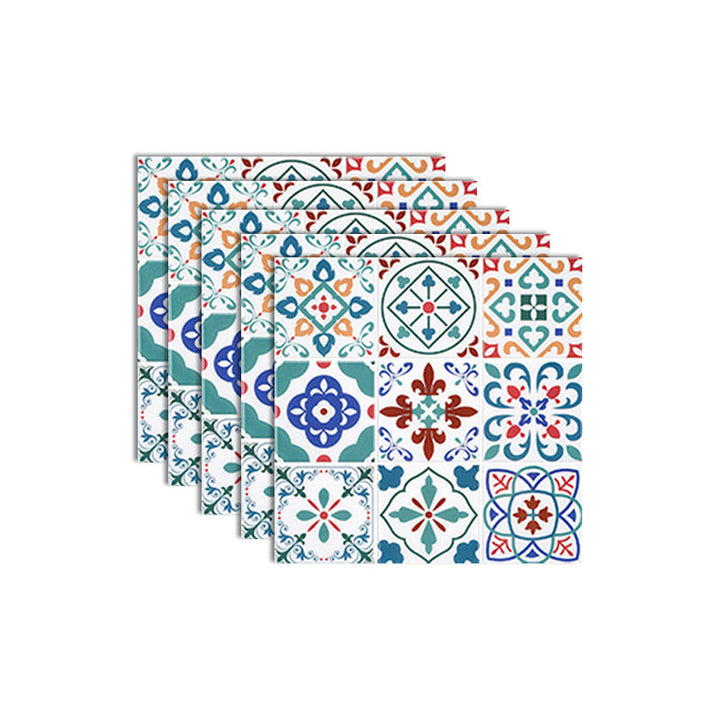 Lisslune | Plastic Peel & Stick Mosaic Tile Square Waterproof Peel and Stick Backplate