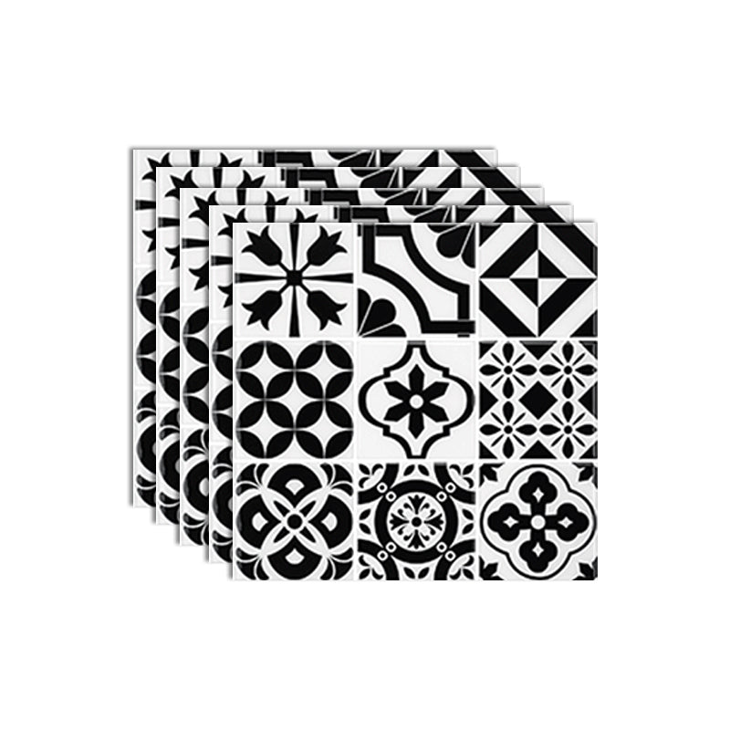 Lisslune | Plastic Peel & Stick Mosaic Tile Square Waterproof Peel and Stick Backplate
