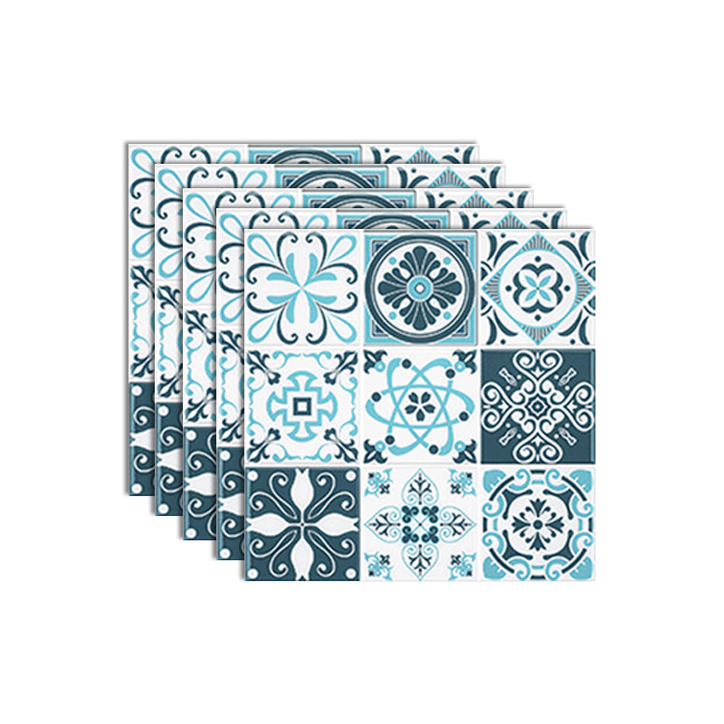 Lisslune | Plastic Peel & Stick Mosaic Tile Square Waterproof Peel and Stick Backplate
