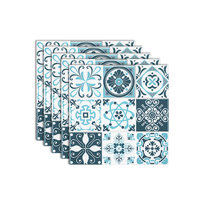 Lisslune | Plastic Peel & Stick Mosaic Tile Square Waterproof Peel and Stick Backplate