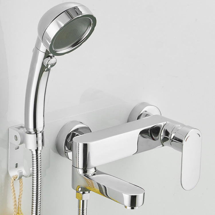 Lisslune | Modern Lever Mixer Bathtub Faucet Wall Mounted Bathtub Faucet