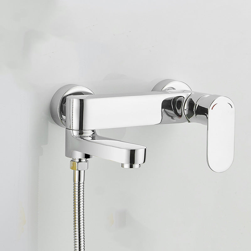 Lisslune | Modern Lever Mixer Bathtub Faucet Wall Mounted Bathtub Faucet