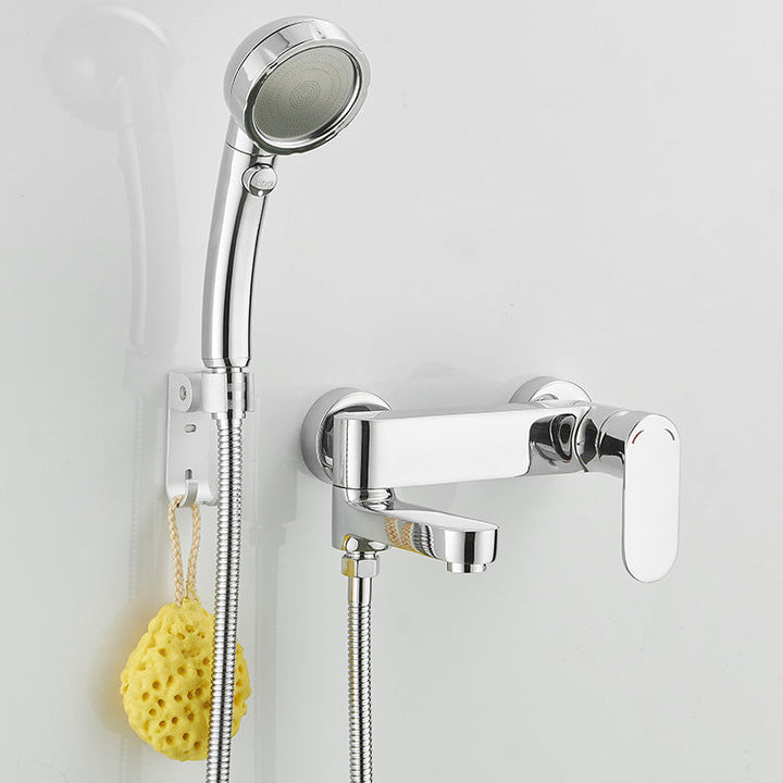 Lisslune | Modern Lever Mixer Bathtub Faucet Wall Mounted Bathtub Faucet