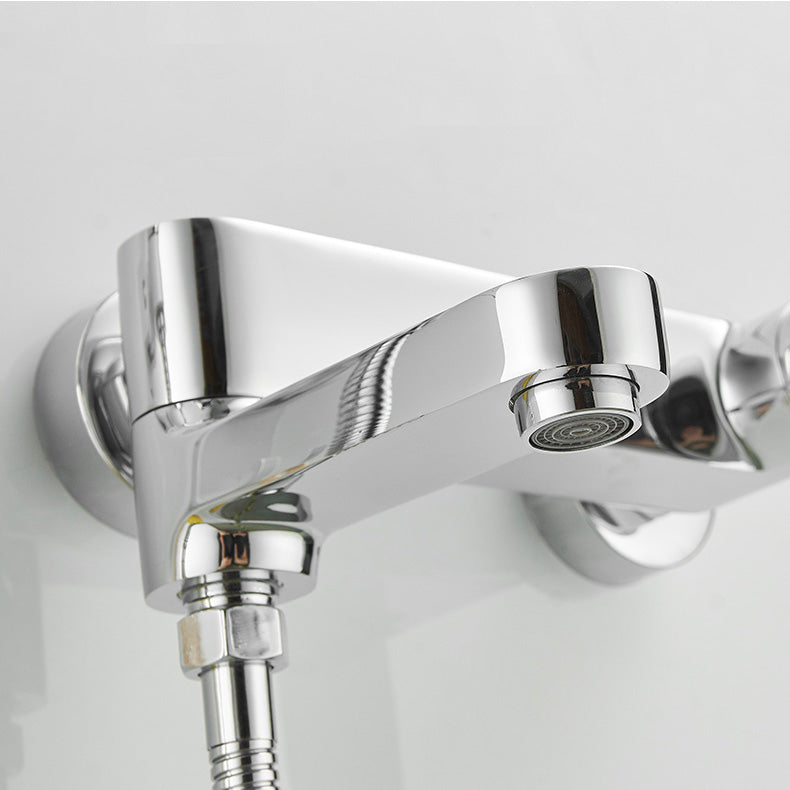 Lisslune | Modern Lever Mixer Bathtub Faucet Wall Mounted Bathtub Faucet