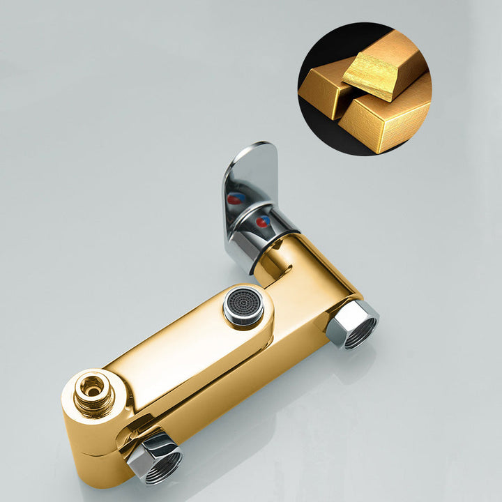 Lisslune | Modern Lever Mixer Bathtub Faucet Wall Mounted Bathtub Faucet