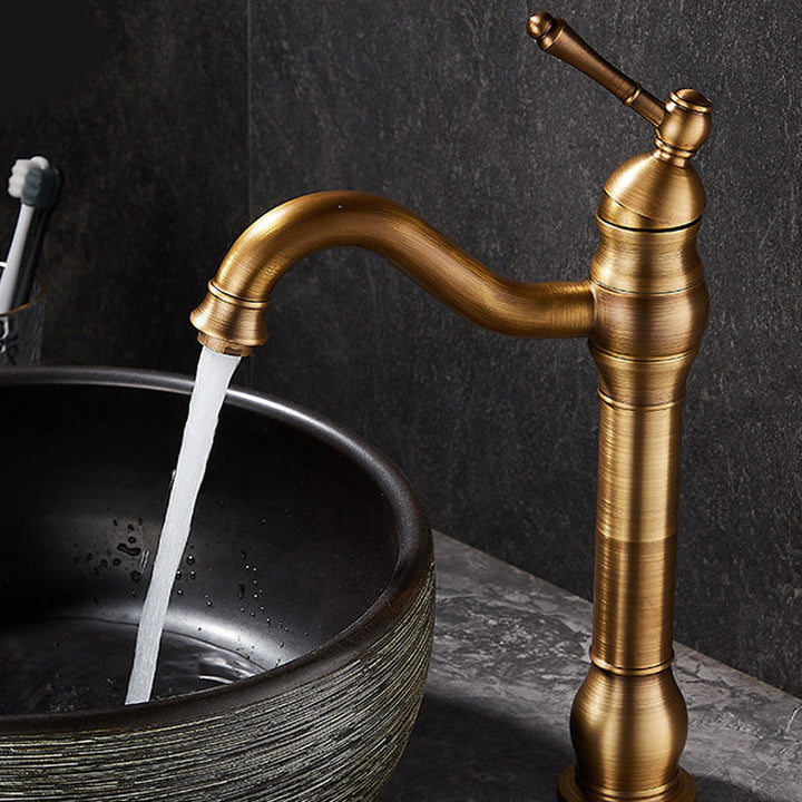 Lisslune | Vintage Bathroom Bathtub Faucet Single Lever Wall Mounted Bathtub Faucet