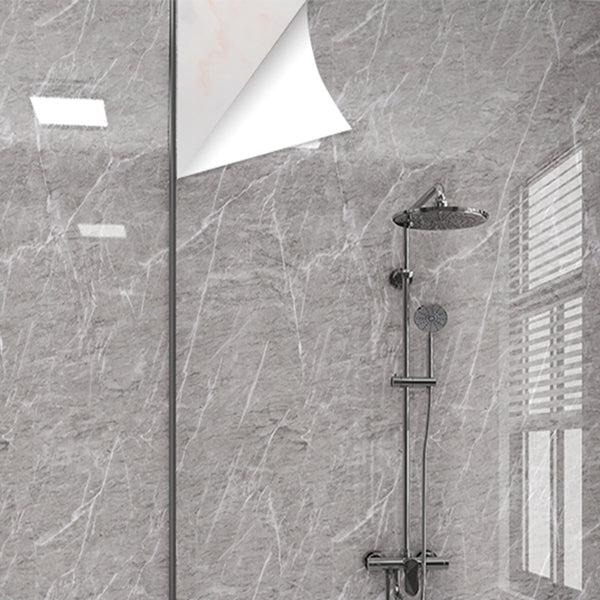 Lisslune | Marbling Peel & Stick Tile Stain Resistant Single Tile for Bathroom Splashback