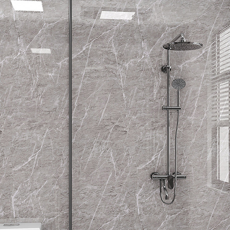 Lisslune | Marbling Peel & Stick Tile Stain Resistant Single Tile for Bathroom Splashback