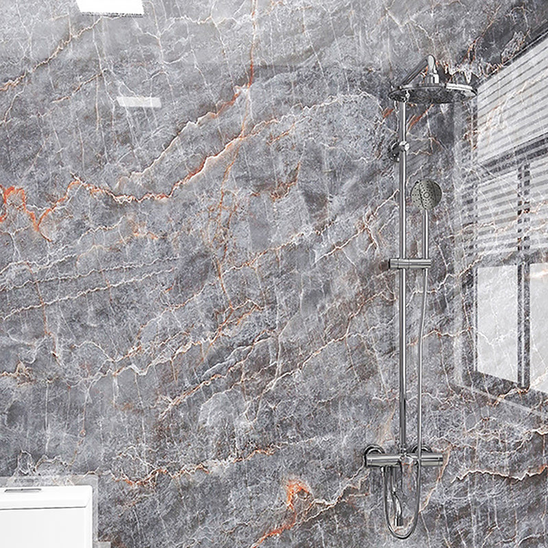 Lisslune | Marbling Peel & Stick Tile Stain Resistant Single Tile for Bathroom Splashback