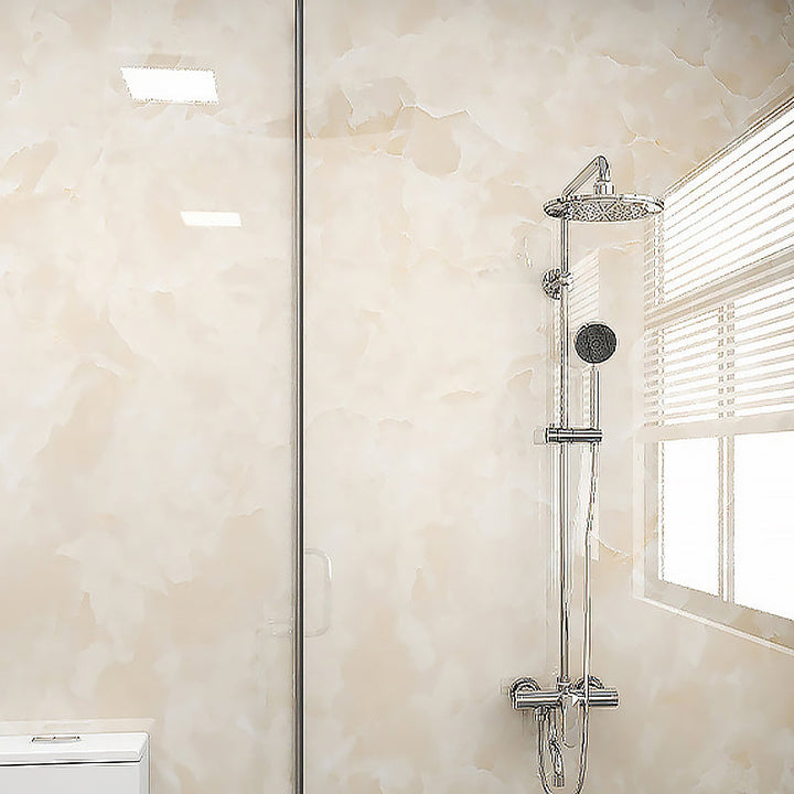 Lisslune | Marbling Peel & Stick Tile Stain Resistant Single Tile for Bathroom Splashback