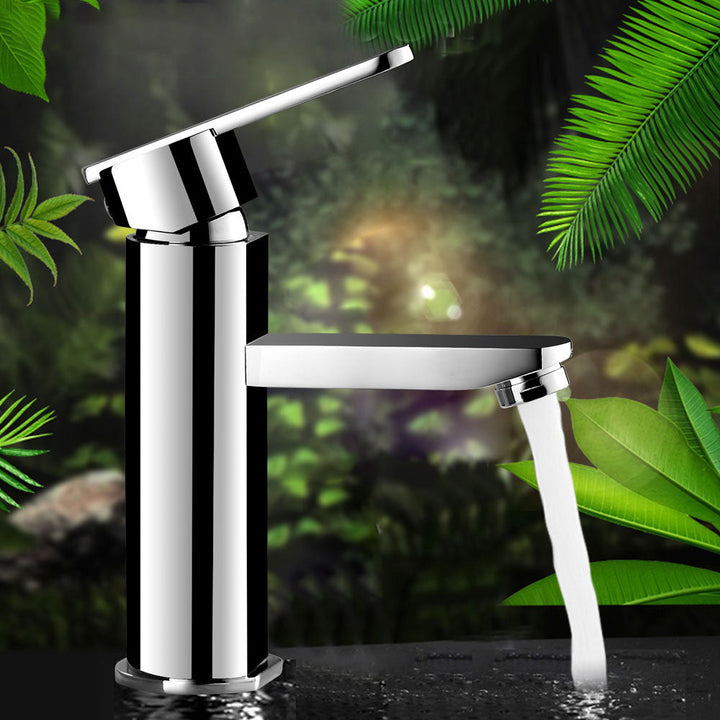 Lisslune | Bathroom Faucet Brass Lever Handle Single Hole Sink Faucet