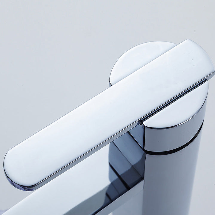 Lisslune | Bathroom Faucet Brass Lever Handle Single Hole Sink Faucet