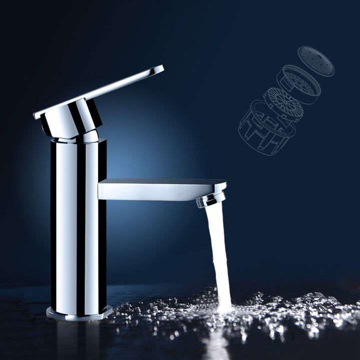 Lisslune | Bathroom Faucet Brass Lever Handle Single Hole Sink Faucet