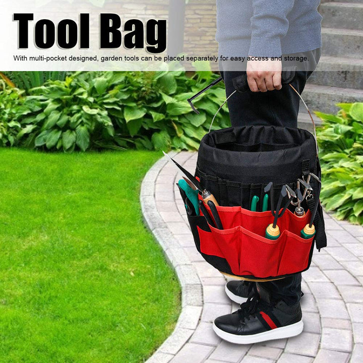 Lisslune | 42-Pocket Multifunctional Garden Tool Storage Bag – Large Storage for Tools