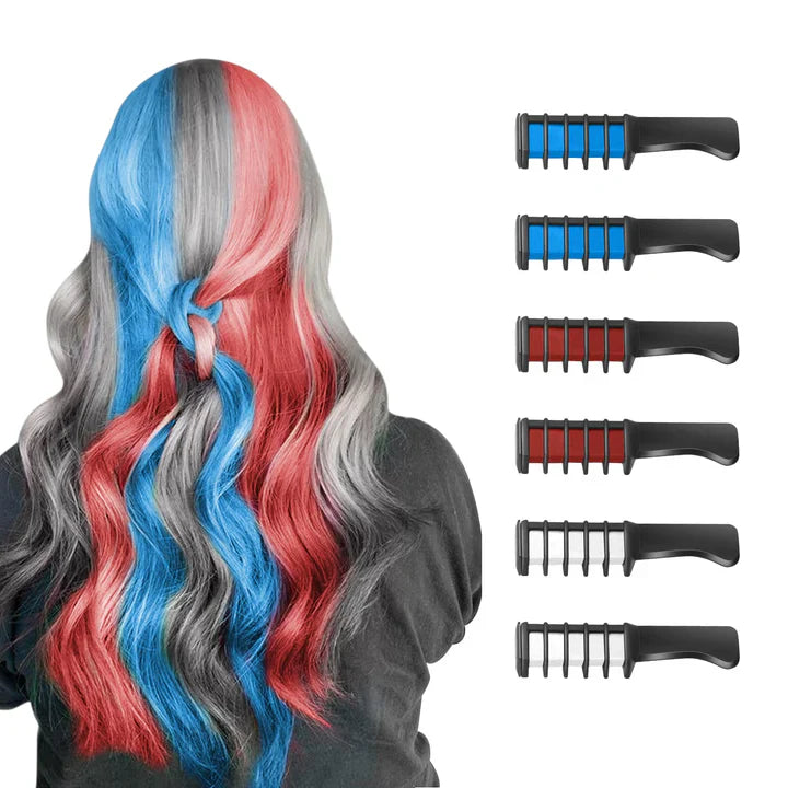 Lisslune | Washable Hair Chalk Pen | For Colorful Accents in Hair
