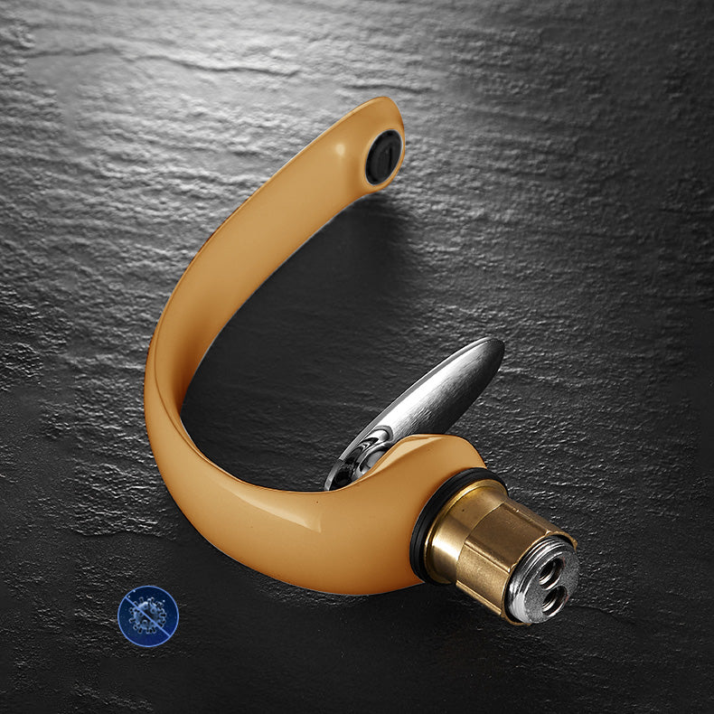 Lisslune | Unique bathroom waterfall faucet brass sink tap