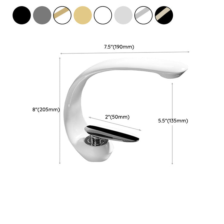 Lisslune | Unique bathroom waterfall faucet brass sink tap