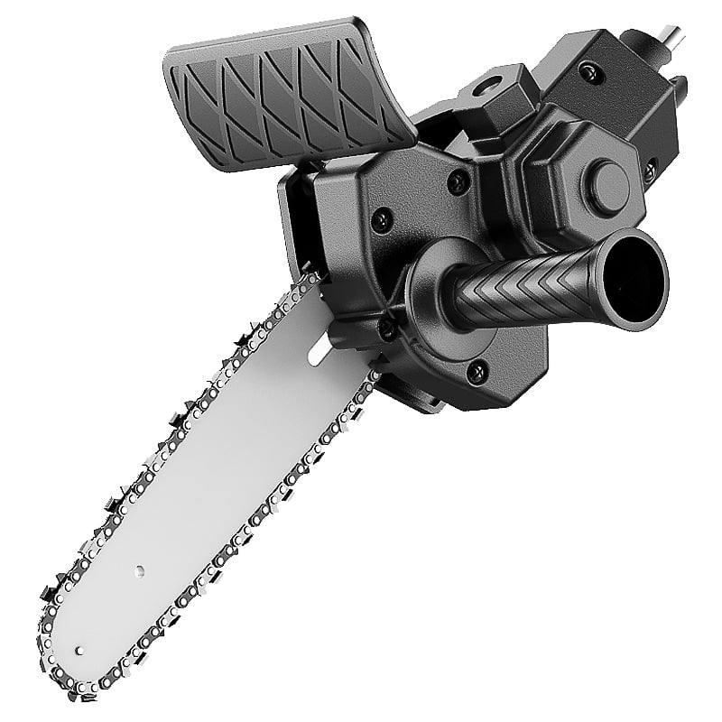 Lisslune | 6 Inch Electric Drill Modified To Electric Chainsaw Drill Attachment