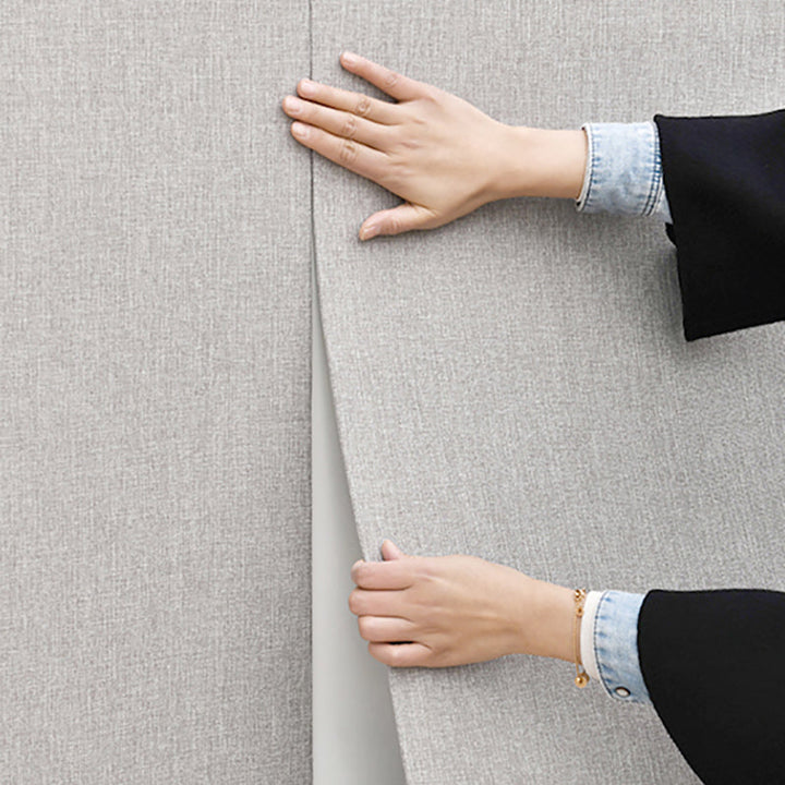 Lisslune | Modern Splash Guard Panels Waterproof Solid Color Peel-and-Stick Wall Covering