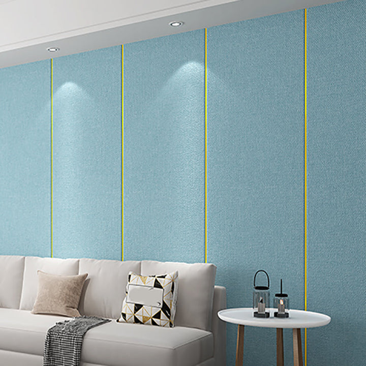 Lisslune | Modern Splash Guard Panels Waterproof Solid Color Peel-and-Stick Wall Covering